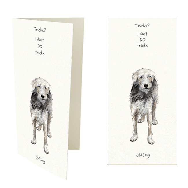 Mongrel Greeting Card | The Little Dog Laughed - Image 2