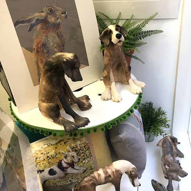 Virginia Dowe-Edwards Ceramic Standing Dog - SOLD - Image 6