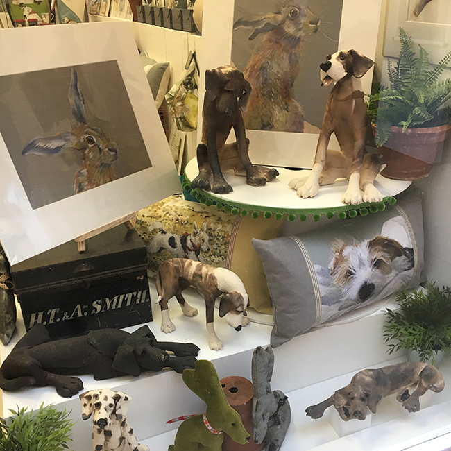 Virginia Dowe-Edwards Ceramic Standing Dog - SOLD - Image 4