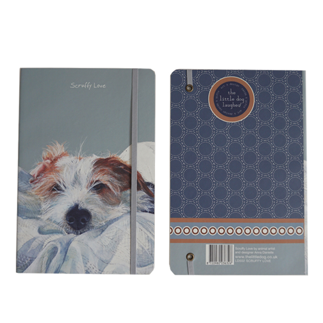 Jack Russell Notebook | A5 Lined | The Little Dog Laughed