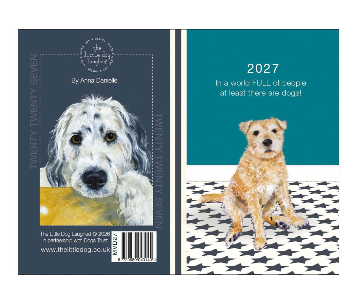 2027 Month to View Diary front cover