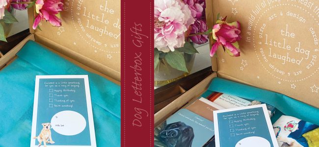 Dog Letterbox Gift Set