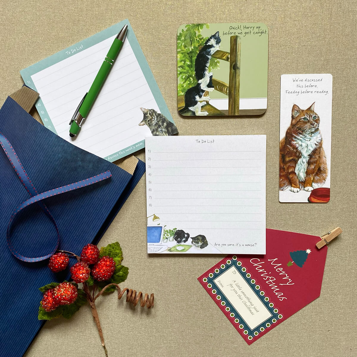 Cat Lover Stationery Gift - Image 3