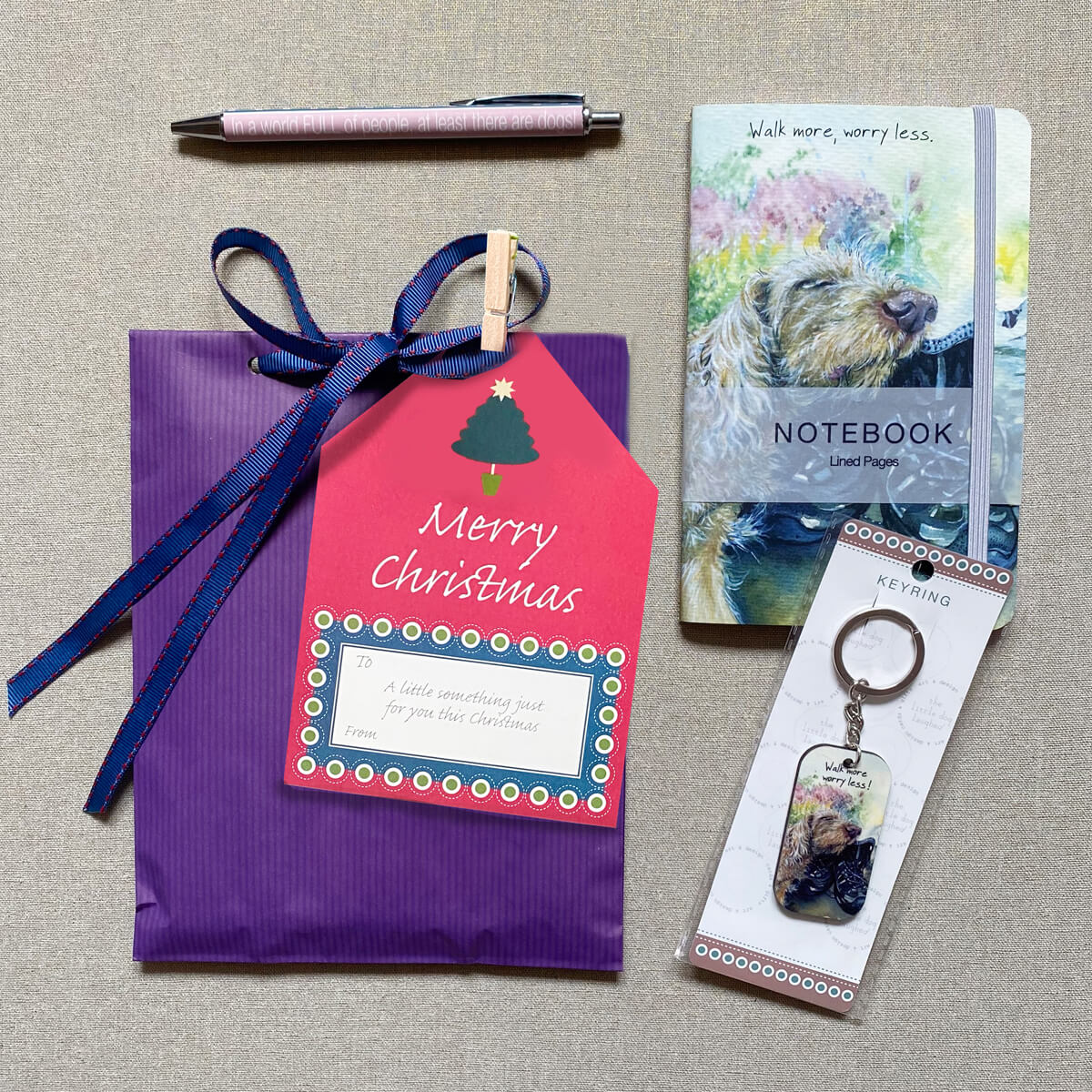 Dog Notebook Gift Set