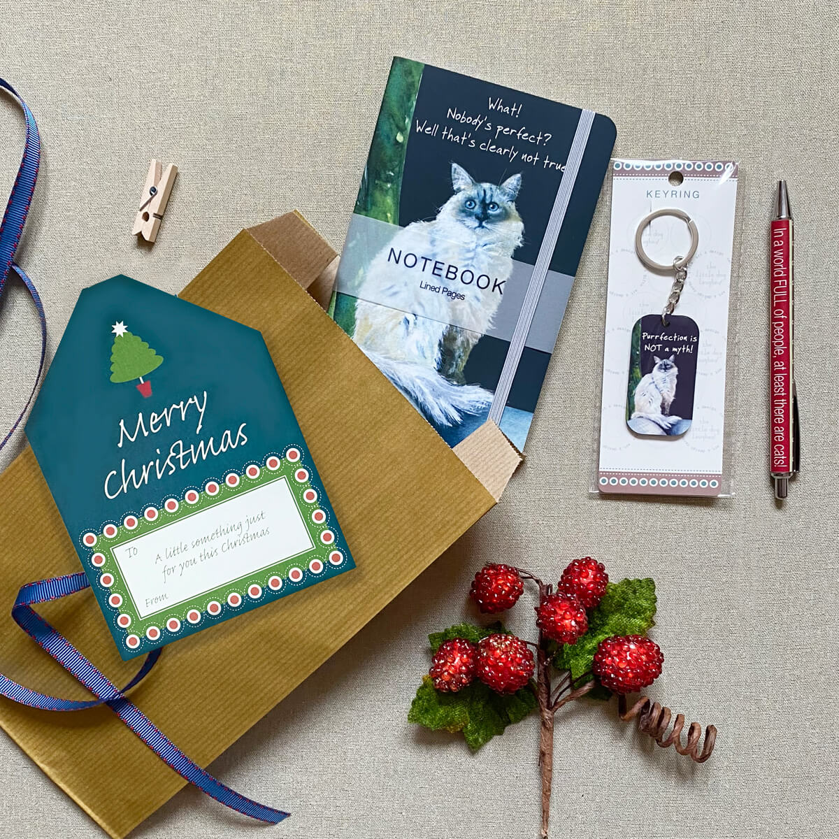 Cat Notebook Gift Set - Image 3