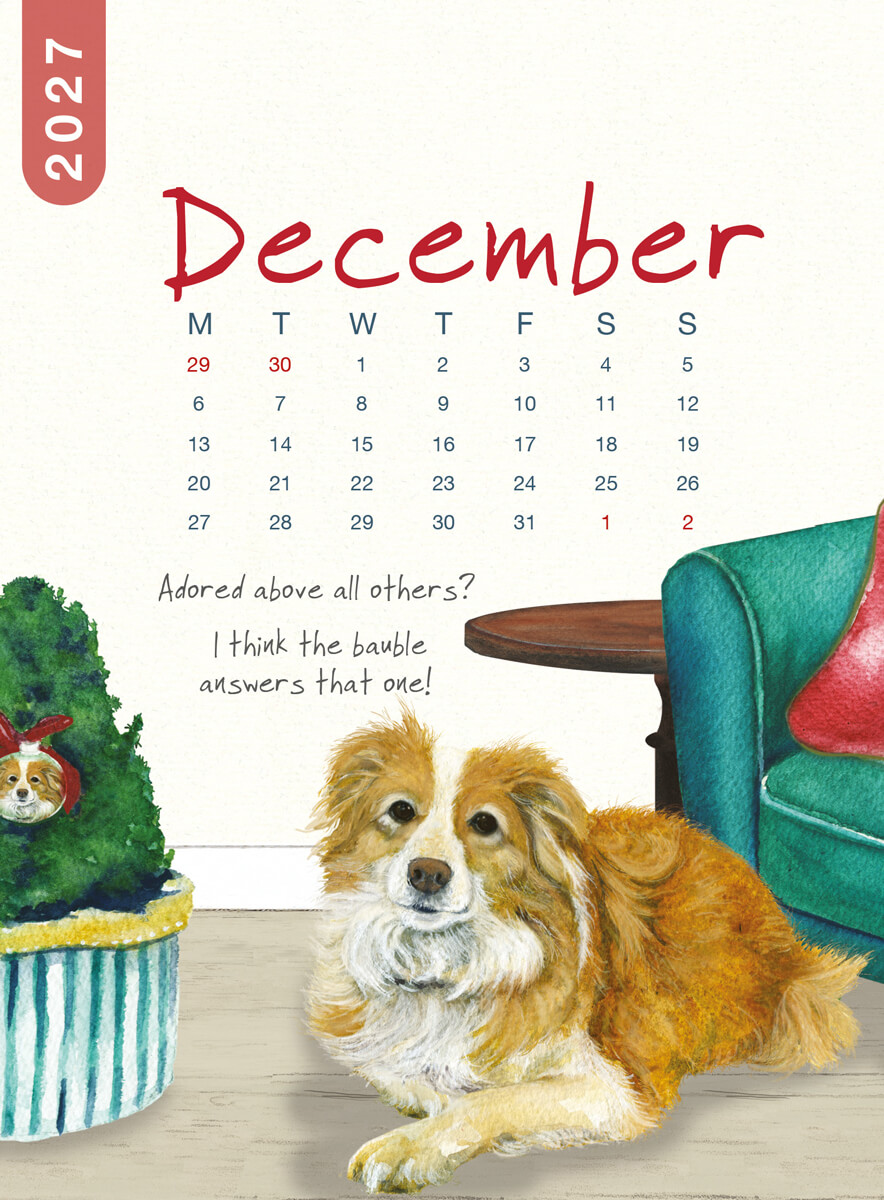 2027 Dog Desk Calendar - Image 14