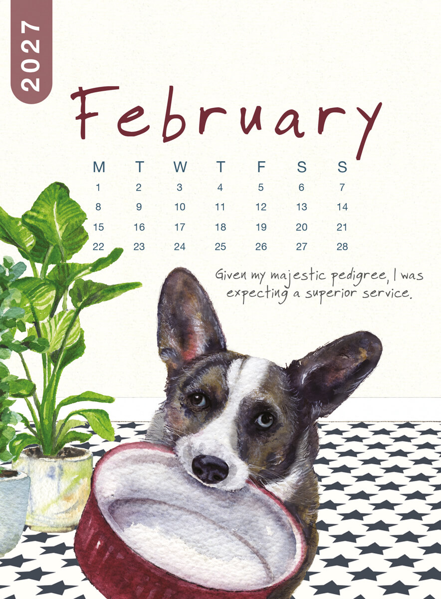 2027 Dog Desk Calendar - Image 4