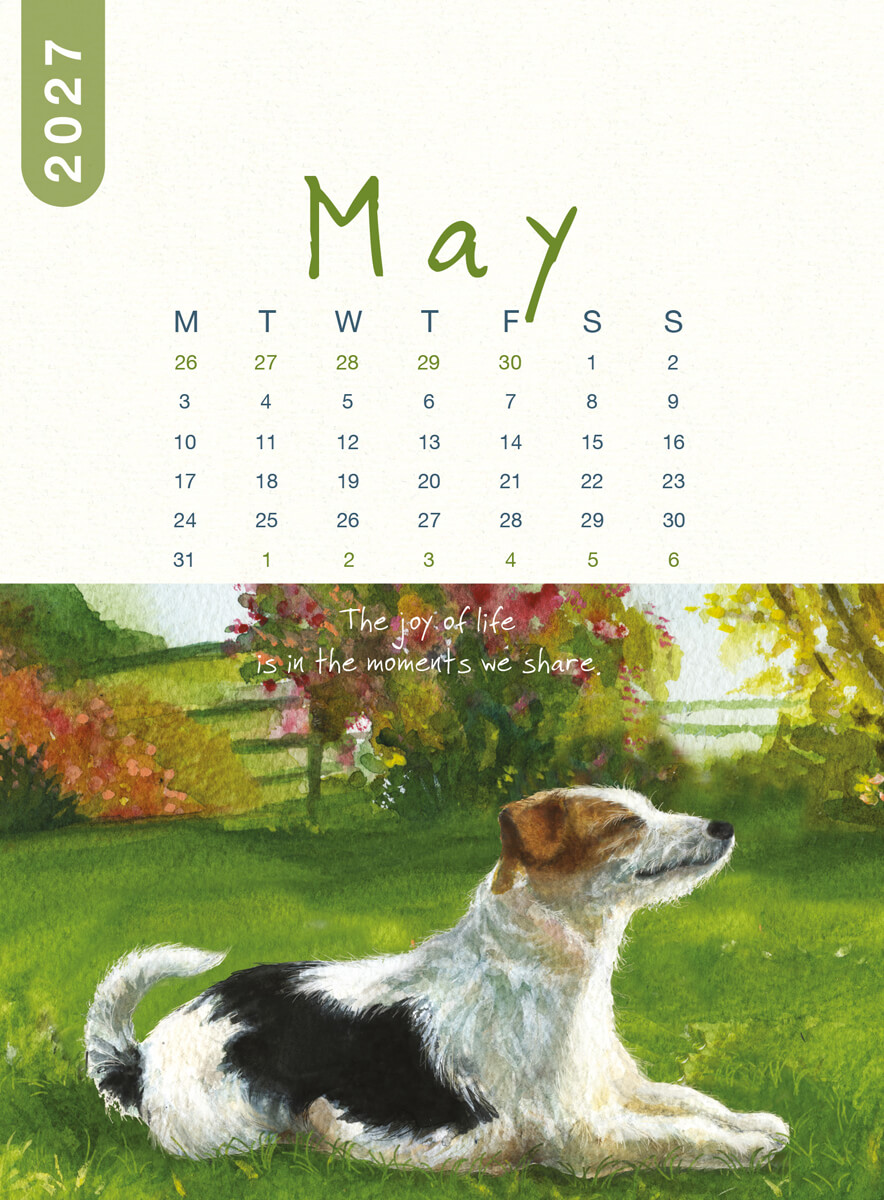 2027 Dog Desk Calendar - Image 7
